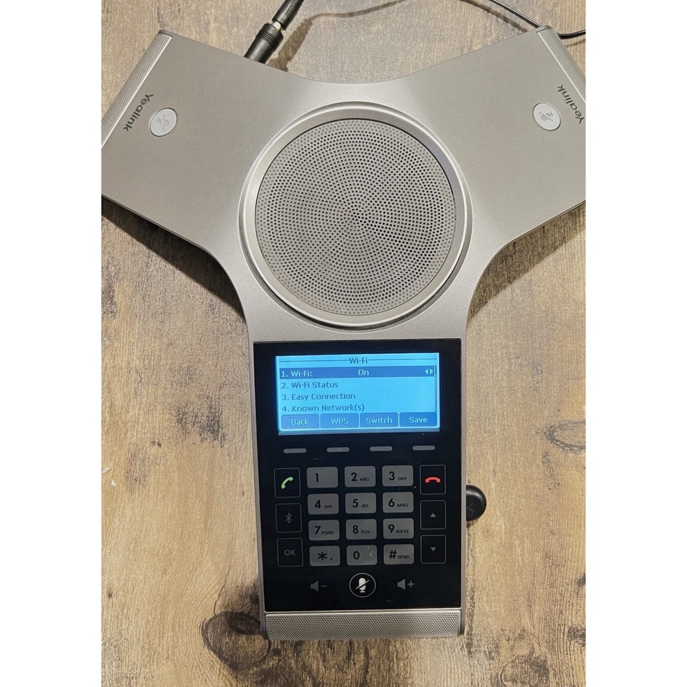 Yealink CP920 HD IP Conference Phone + USB Bluetooth Dongle Tested Working PoE - Picture 2 of 7
